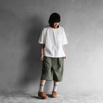 オーガニックコットン半袖ポケットカットソー【ユニセックス】