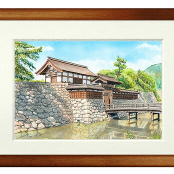 世界で1枚の絵　水彩画原画「松代城」の画像