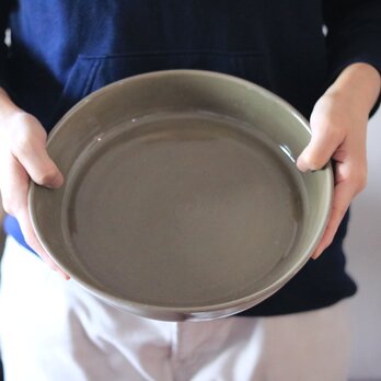 大鉢　グレージュ