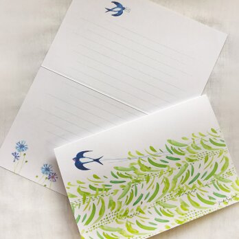 なびく草と燕　〜 シークレットカード　（3枚セット）の画像