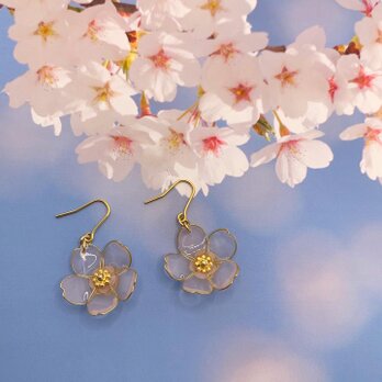 桜の花のピアス/イヤリング2の画像