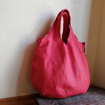 【受注制作】Round tote　ピッグスキン