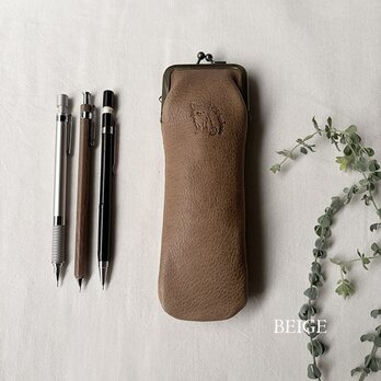 [チワワ/ロングコート] がま口ペンケース