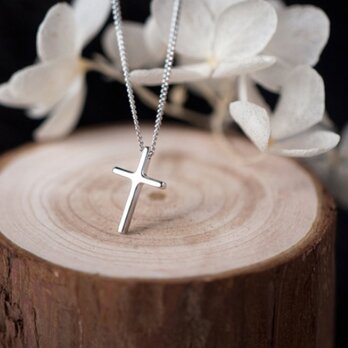 「受注制作」十字架のペンダント 鎖骨 シルバー SILVER925 かわいい スタイリッシュ　0049の画像
