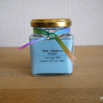 5th chakra candle＊第5チャクラキャンドルの画像