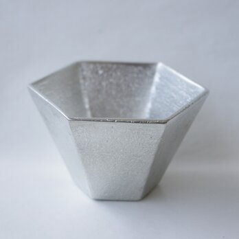 純錫製「六角ぐい呑み」の画像