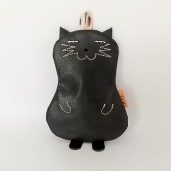 黒猫コインケースの画像
