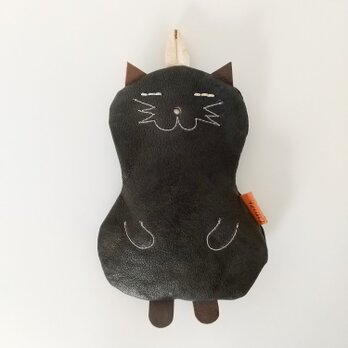 黒猫コインケースの画像