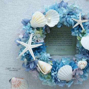 Summer Wreath ～Little Mermaid～　19cm（プリザ）の画像