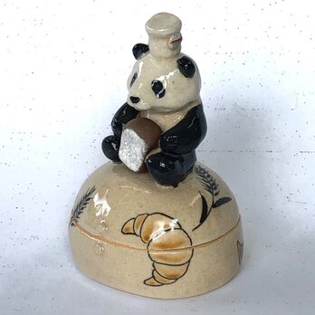 陶ハコ「パンダのパン屋さん」の画像