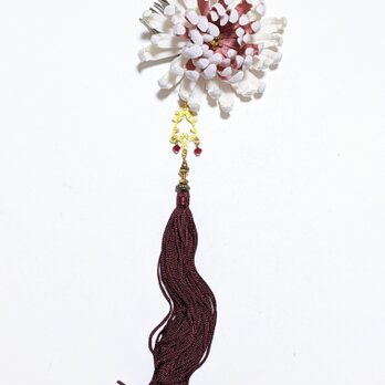 菊の髪飾り(コームタイプ）の画像