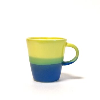 Mug cup S / Yellow×blueの画像