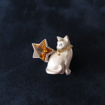 SV Cat and Star broochの画像