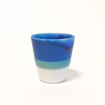 Meoto cup S / Blue×transparentの画像