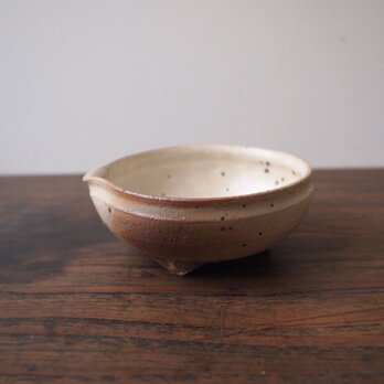 粉引炭化小鉢