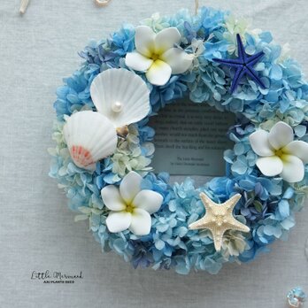 Summer Wreath ～Little Mermaid～　20cm（プリザ）の画像