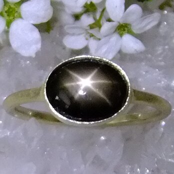 blackstar sapphire＊K10 ringの画像