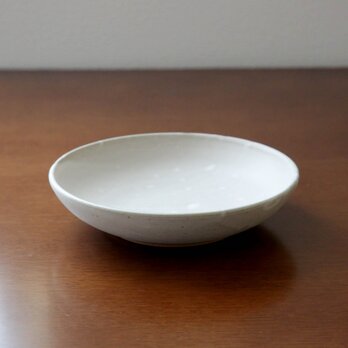 【SALE】赤土と白マット釉のお皿 ＊ １