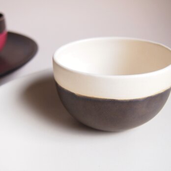 bowl(S) / colors:bronze+whiteの画像
