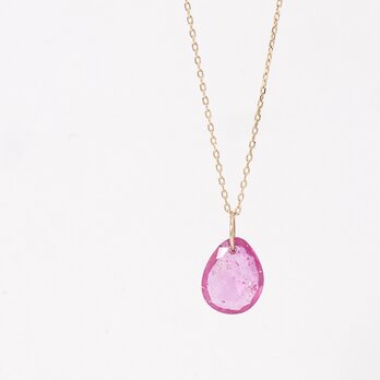 Ruby charm necklaceの画像