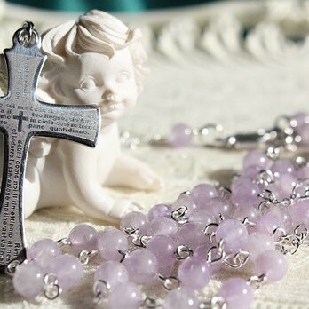 ラベンダーアメジストのロザリオ（送料無料）