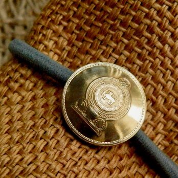 ＃H137　SriLanka coin Hair Elasticの画像