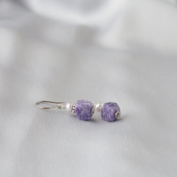 Purple&Silver Pierceの画像