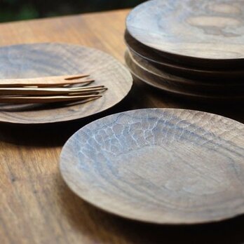 丸皿(Φ180)ウォールナット