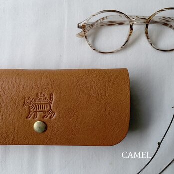 [トラ猫] メガネケース(L)