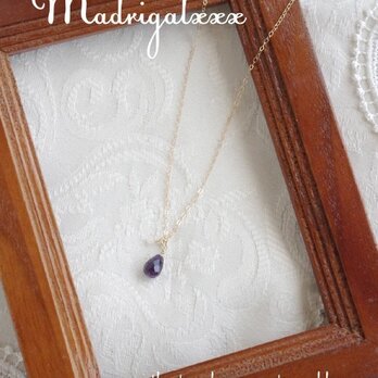 ★アメジストとローズクォーツのネックレス*１４KGF