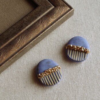 《お取置き中》circus耳飾り　藤色　サーカス　ノスタルジー　ヴィンテージ　f-75