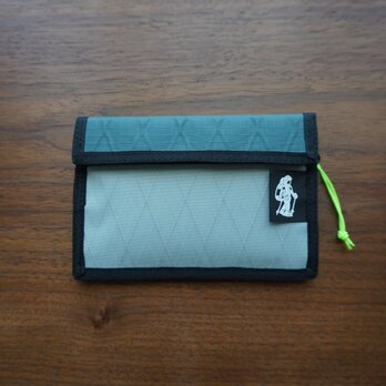 flap pouch  x-pac frost teal×light greyの画像