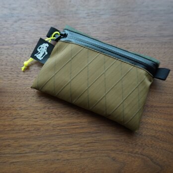 flat pouch S⁺ combo coyote×dark greenの画像