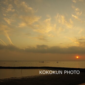 有明海の朝の風景16「ポストカード５枚セット」の画像