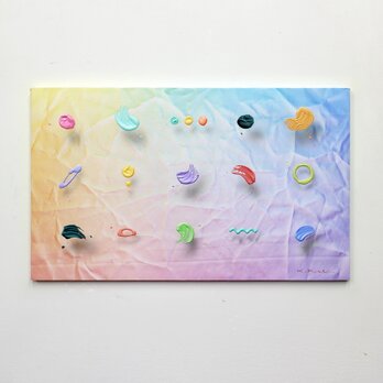 浮遊する筆触　【Layer 20114】 36.5 x 60.6 cmの画像