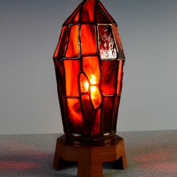 赤いガラスのランプ Ⅱの画像