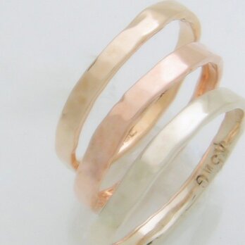 3ColorGold Ring ”PinkGold【M】”SRC2815の画像