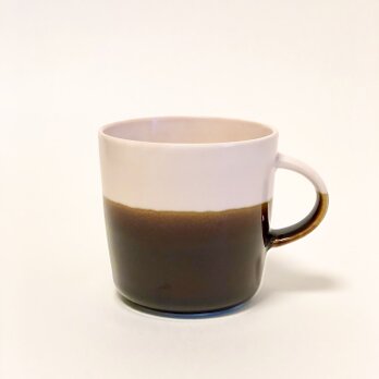 Mug cup M / ピンク×飴の画像