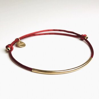 KNOT Bracelet / Garnet Red [国内送料無料]の画像