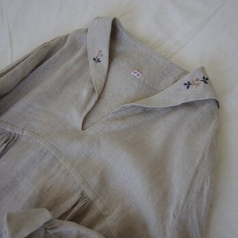 Sailor collar embroidery one  piece(予約販売)の画像