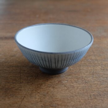 インディゴ　めし碗（線）