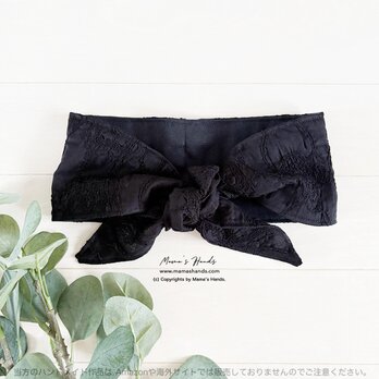 51点売れました⭐️セール⭐️ 刺繍 黒 花柄 綿ニット 夏 保冷剤 冬 カイロ 冠婚葬祭 フォーマル ネッククーラー スカーフの画像
