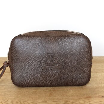 イタリア革のポーチ／ショコラ