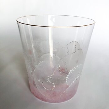 四季の星座ロックグラスpink