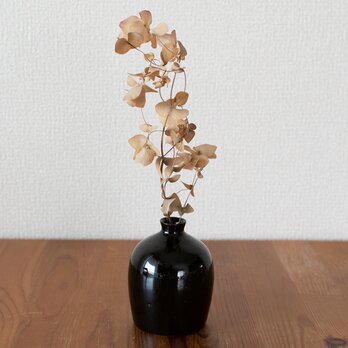 花器（黒色・丸型）の画像