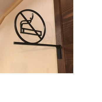NO SMOKING 禁煙サインの画像