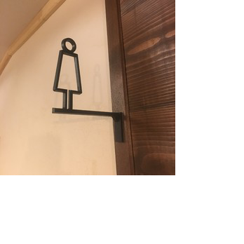 トイレサイン 中抜きタイプ for womenの画像