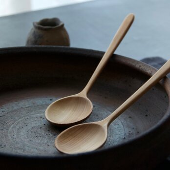 食卓匙　【山桜】〔丸〕