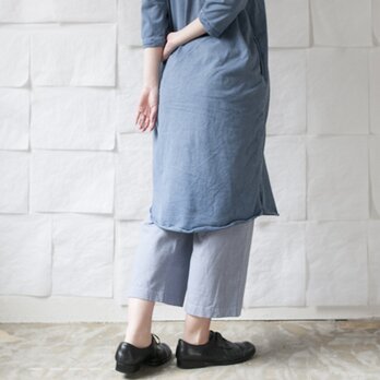 P0021B 　ワイドパンツ　スモークブルー