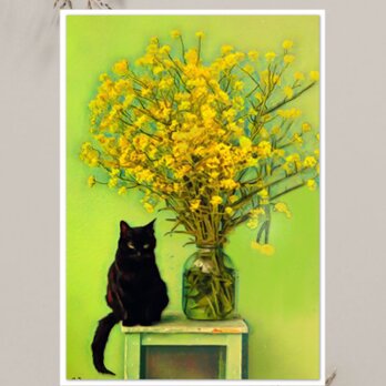 黄色『Ａ３サイズ』　アートポスターの画像